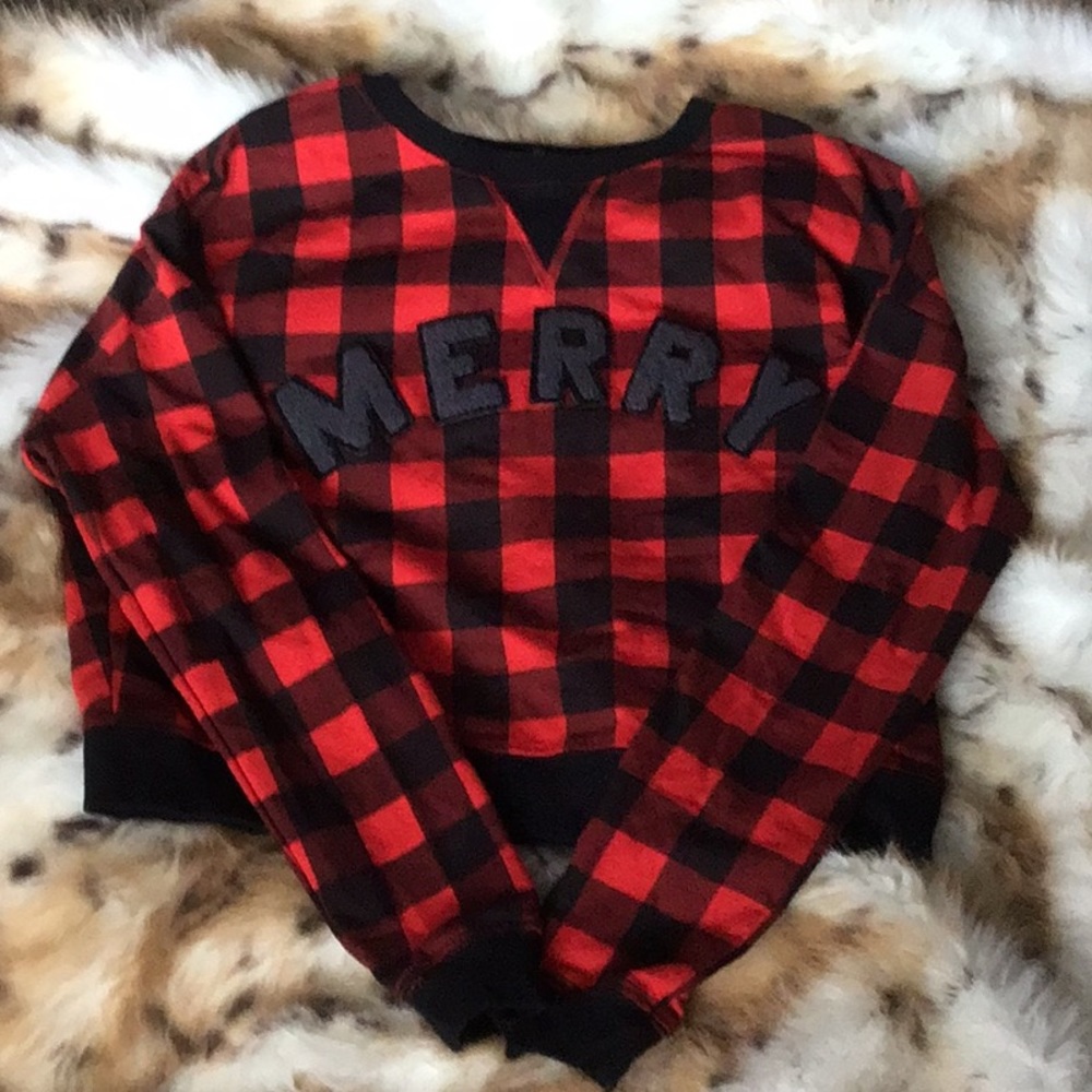 Cropped Christmas sweater